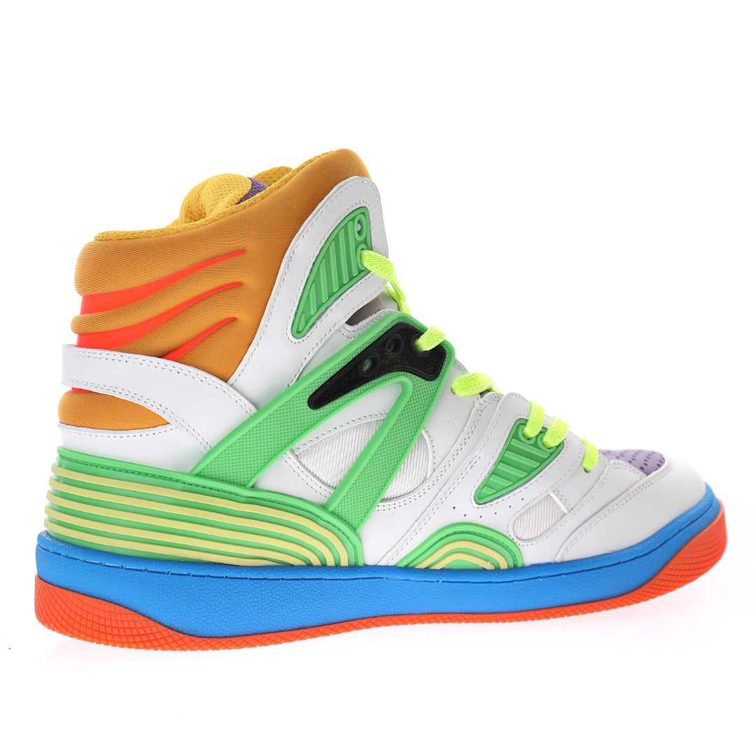 Gucci Colourblock High-Top Sneakers