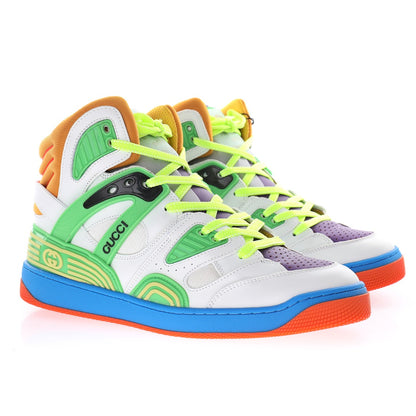Gucci Colourblock High-Top Sneakers