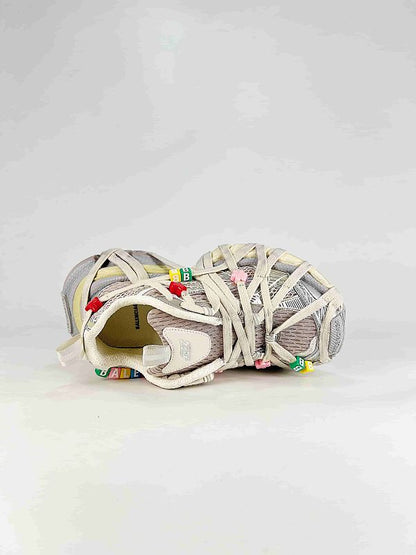 3XL Caged Lace Sneakers with Beads