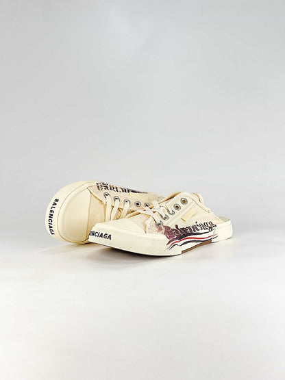 Balenciaga Script Logo Low-Top Sneakers