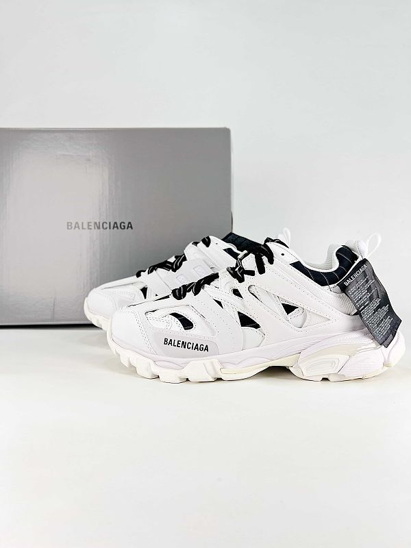 Balenciaga Black Lace Panel Runner Sneakers